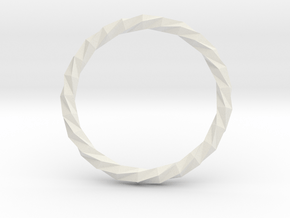 Twistium - Bracelet P=230mm Color in White Natural Versatile Plastic