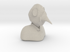 Plague Doctor Bust in Natural Sandstone