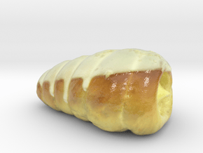 The White Chocolate Cornet-mini in Glossy Full Color Sandstone