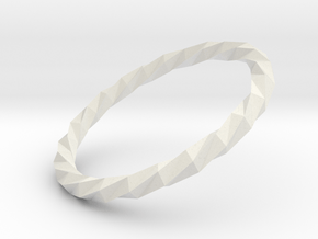 Twistium - Bracelet P=160mm in White Natural Versatile Plastic