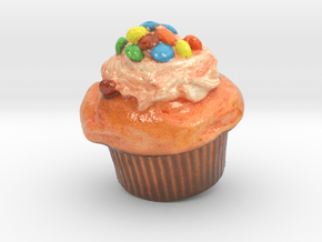 The American Cupcake-mini in Glossy Full Color Sandstone