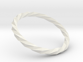 Twistium - Bracelet P=170mm in White Natural Versatile Plastic