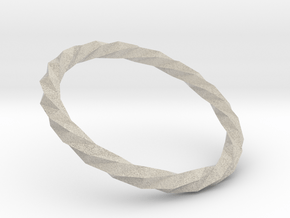 Twistium - Bracelet P=170mm in Natural Sandstone