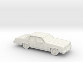 1/87 1977 Oldsmobile Delta 88 Sedan in White Natural Versatile Plastic