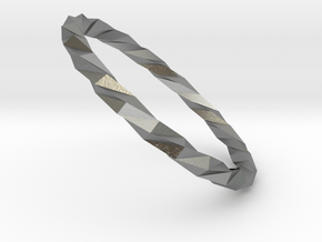 Twistium - Bracelet P=180mm in Natural Silver