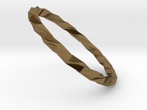 Twistium - Bracelet P=180mm in Polished Bronze