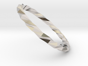 Twistium - Bracelet P=180mm in Platinum