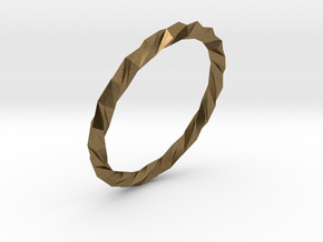 Twistium - Bracelet P=190mm in Natural Bronze