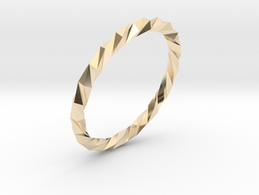 Twistium - Bracelet P=190mm in 14K Yellow Gold