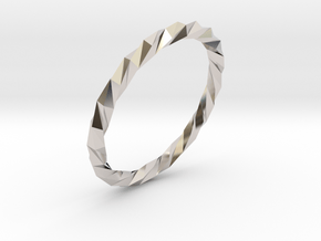 Twistium - Bracelet P=190mm in Platinum