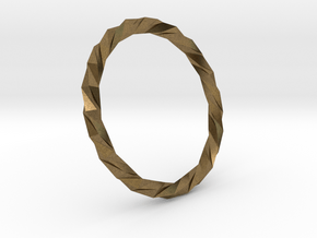 Twistium - Bracelet P=200mm in Natural Bronze