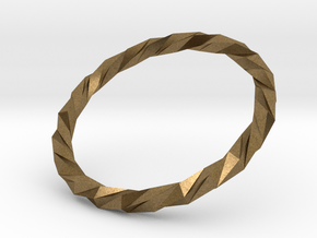 Twistium - Bracelet P=210mm in Natural Bronze