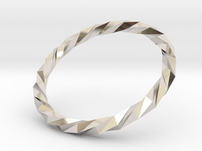 Twistium - Bracelet P=210mm in Platinum