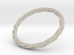 Twistium - Bracelet P=210mm in Natural Sandstone