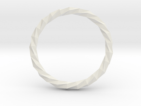 Twistium - Bracelet P=230mm in White Natural Versatile Plastic