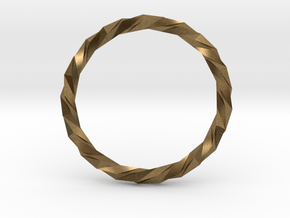 Twistium - Bracelet P=230mm in Natural Bronze