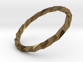 Twistium - Bracelet P=220mm in Natural Bronze