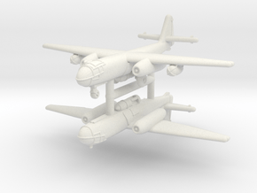 1/285 Arado Ar-234B-2 (x2) in White Natural Versatile Plastic