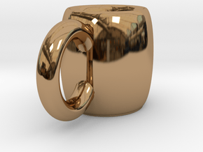 Coffee Mug in Polished Brass