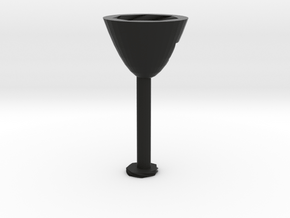 Abstact Wine Glass  in Black Natural Versatile Plastic
