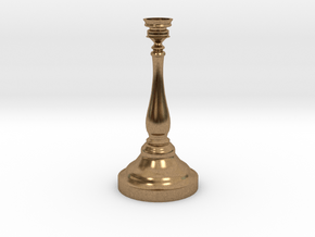 Tiny Birthday Candle Candlestick in Natural Brass