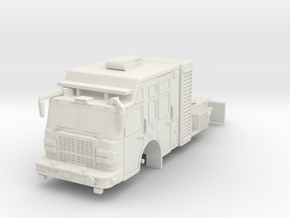 1/64 USAR or Hazmat Tractor in White Natural Versatile Plastic