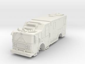  1/64 FDNY seagrave communication truck in White Natural Versatile Plastic