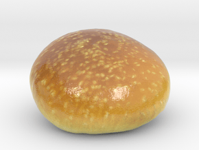The Hamburger Bun-Crown-mini in Glossy Full Color Sandstone