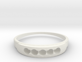 ring 2 in White Natural Versatile Plastic