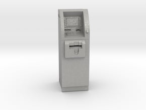SlimCash 200 ATM, O-scale / Dollhouse 1:48 scale in Aluminum