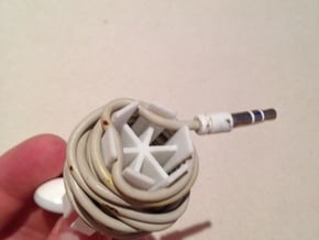 Hexphone - Headphone Tidy in White Natural Versatile Plastic
