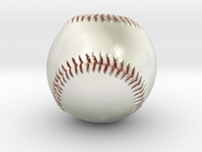 The Baseball-2-mini in Glossy Full Color Sandstone