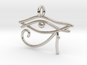 Eye of Ra in Rhodium Plated Brass