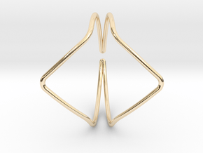 YOUNIVERSAL YY Bracelet d=65mm C-profile in 14K Yellow Gold
