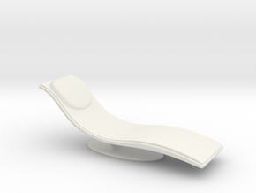 1/32 Girl sitting Chair Part of Chair 017-20 in White Natural Versatile Plastic