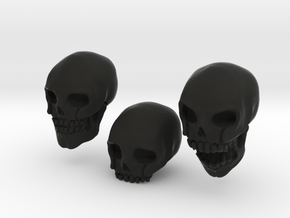 Skulls in Black Natural Versatile Plastic