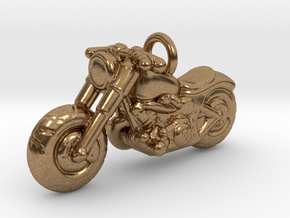 Harley Davidson Pendant in Natural Brass
