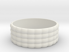 QuadScale Ring in White Natural Versatile Plastic