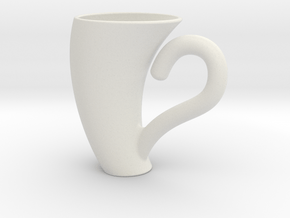 Lean Expresso Cup in White Natural Versatile Plastic