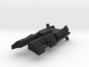 Cleary class spaceship in Black Natural Versatile Plastic