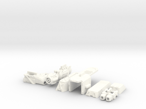 1/60 '19-Style Arm Cannon (Right) in White Processed Versatile Plastic