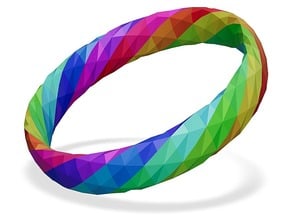 Twistium - Bracelet P=170mm h15 Color in Tan Fine Detail Plastic