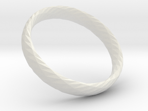 Twistium - Bracelet P=180mm h15 Color in White Natural Versatile Plastic