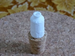 (1/4 Scale) Victorian themed bottle in White Natural Versatile Plastic