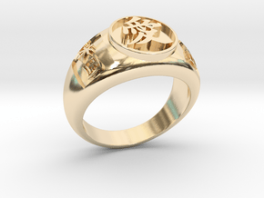 Ai(Love) ring Jp18 US9 in 14K Yellow Gold