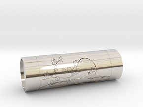 Customizable stamp Sakura Fuji hanko in Platinum