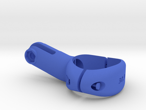 Mount for GoPro 30.9 mm Short Seat Post  in Blue Processed Versatile Plastic