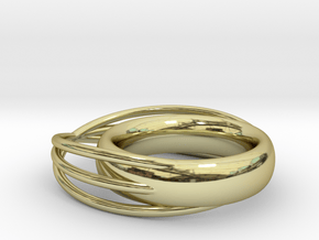 Ø0.757 inch/Ø19.241 mm Ring in 18k Gold