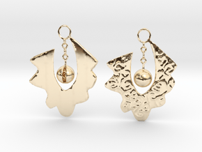 Lace Earrings By Inna in 14k Gold Plated Brass