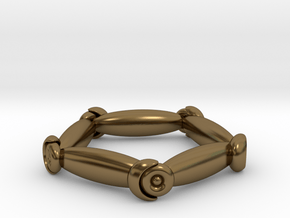Venus Ring Size K in Polished Bronze